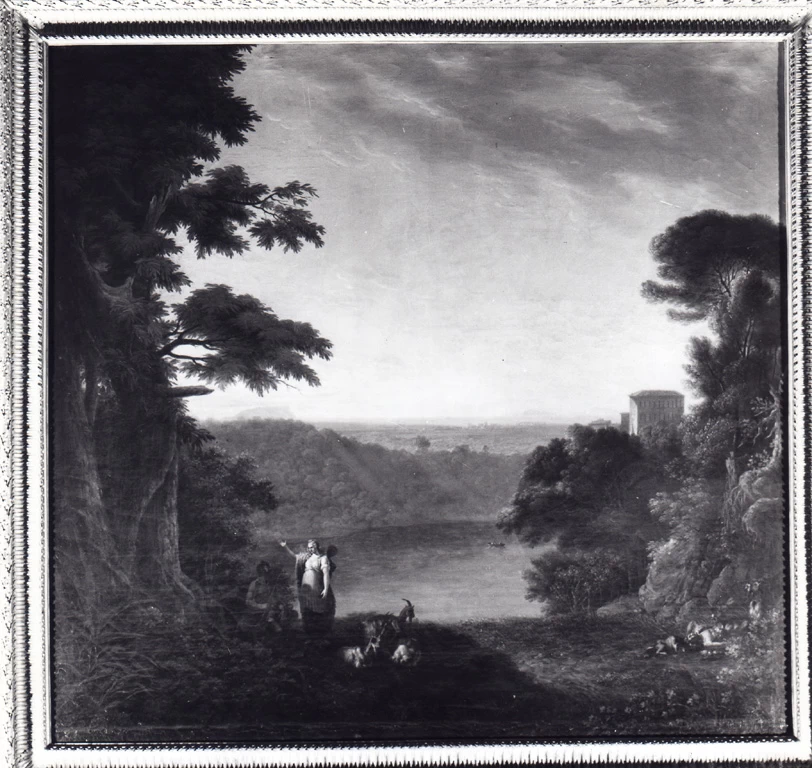 Paesaggio con il lago di Nemi - Palazzo Altieri, Roma